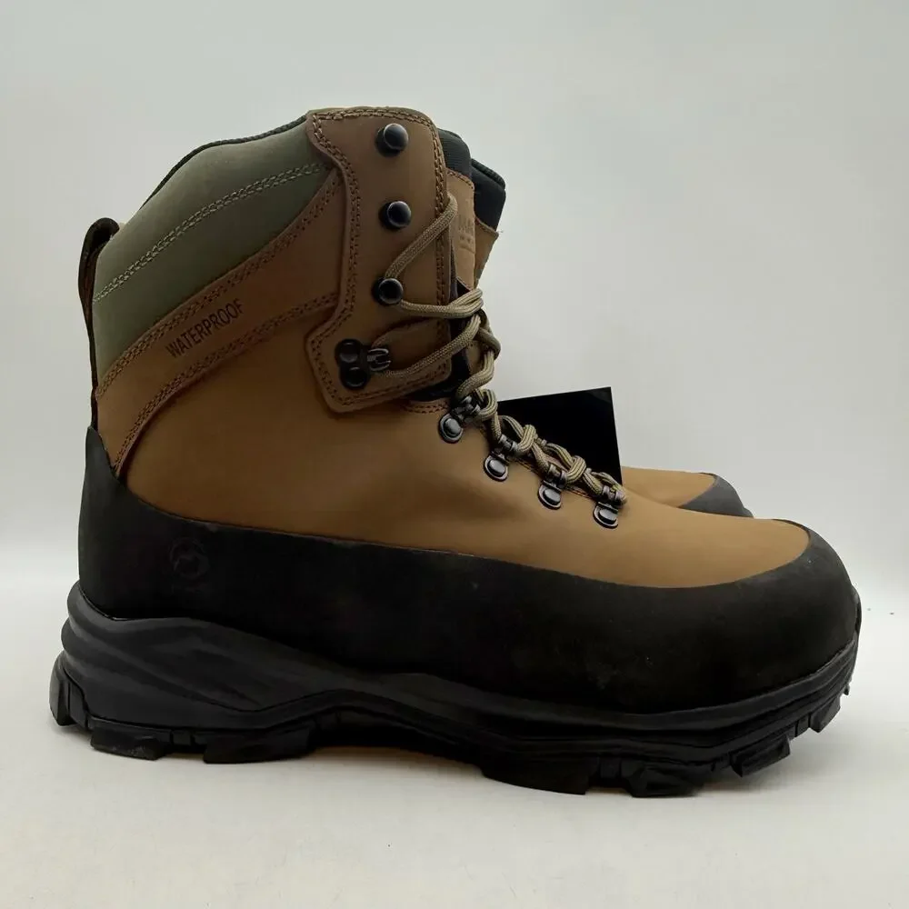 Magellan Outdoors Mens Pro Hunt Raghorn Boots US 10 D Brown Green Leather WP NWT
